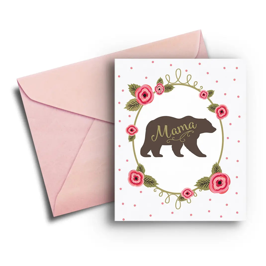 Mama Bear Mother's Day Greeting Card