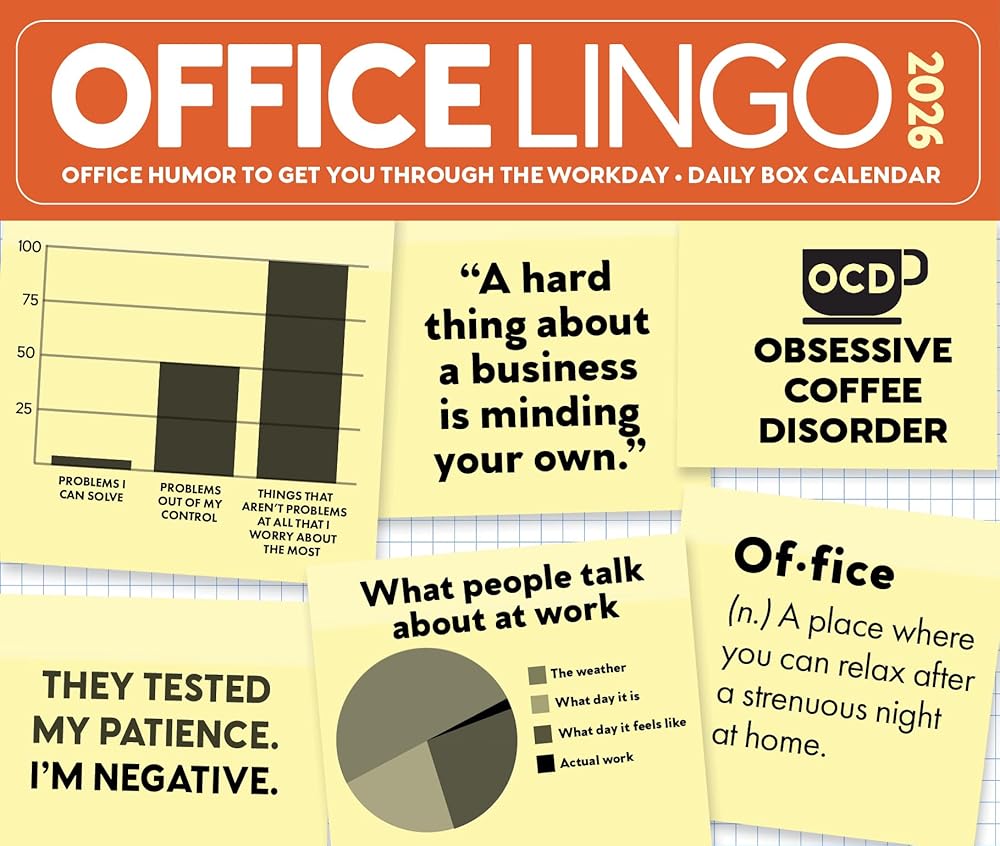 Office Lingo 2026 Box Calendar cover image
