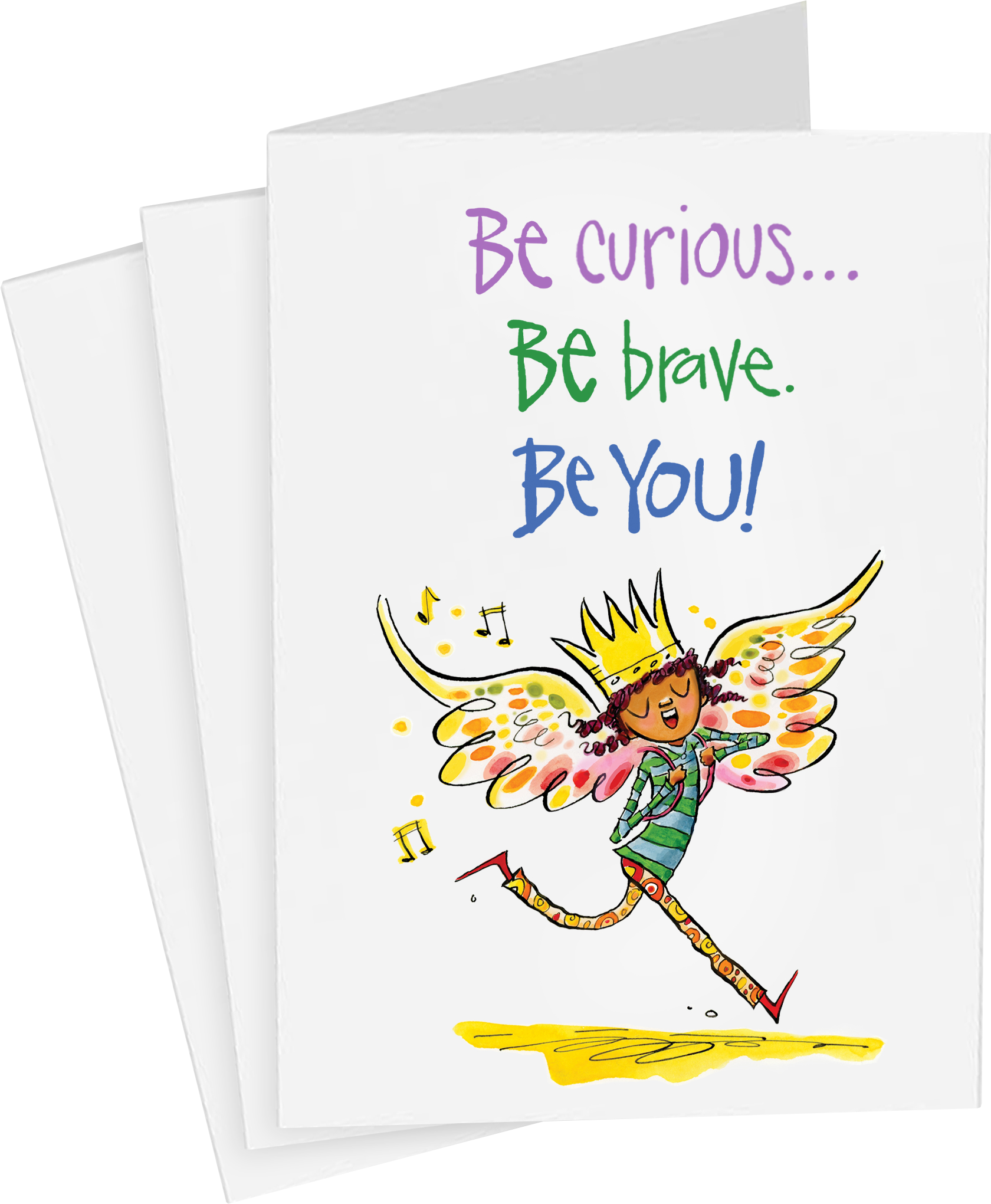 Set of 3 Greeting Cards from Be You! Picture Book