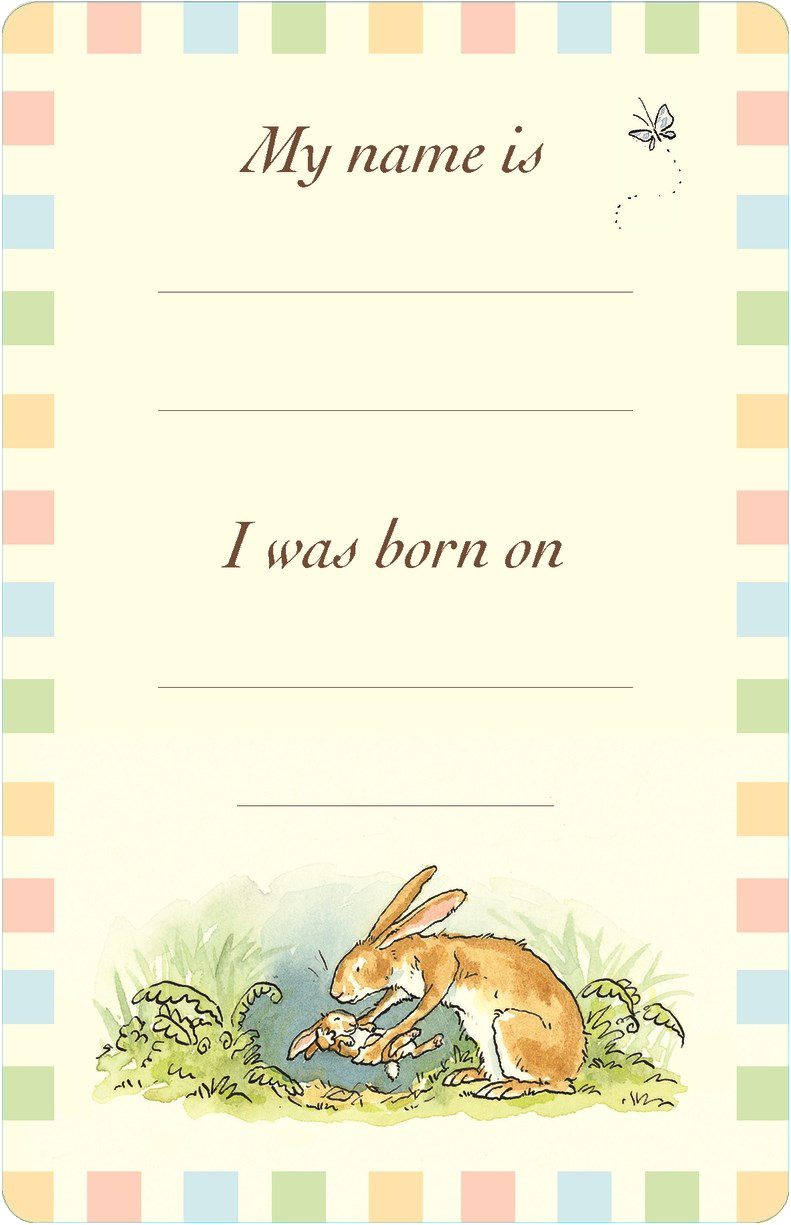Guess How Much I Love You: Baby Milestone Cards