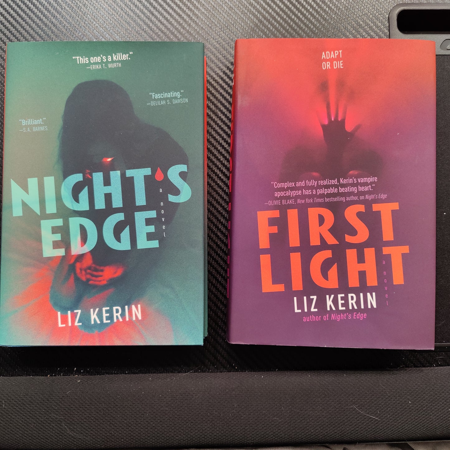First Night by Liz Kerin with Stencil Edges