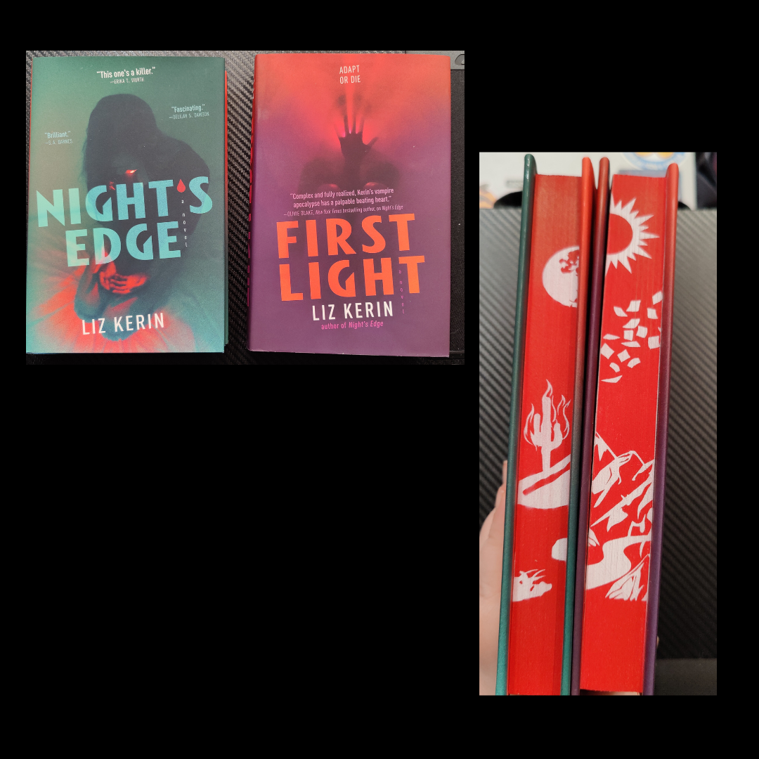 First Night by Liz Kerin with Stencil Edges