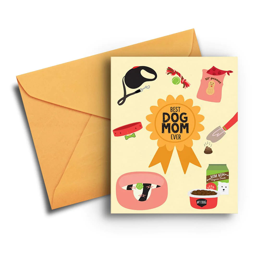 Best Dog Mom Mother's Day Card