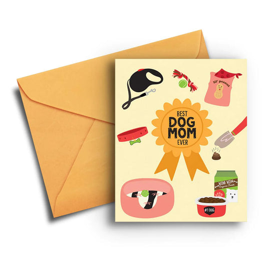 Best Dog Mom Mother's Day Card