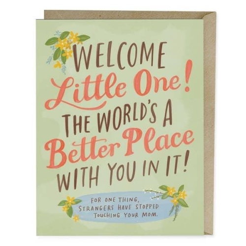 Welcome Little One Baby Card