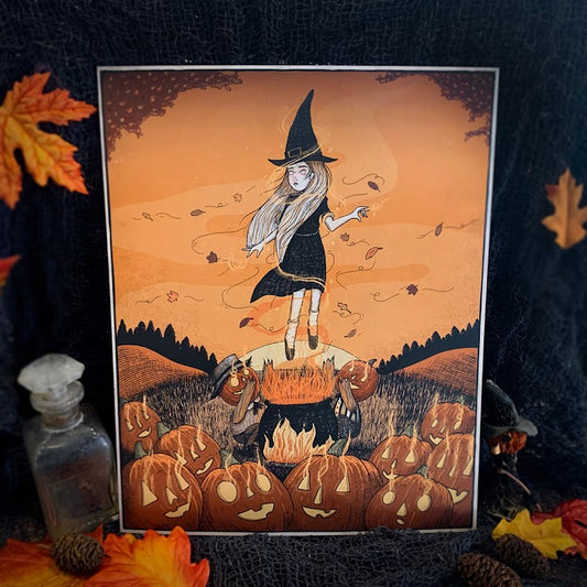 Harvest Witch 8x10 Art Print