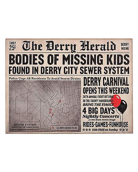 Derry Herald Newspaper Sign - It
