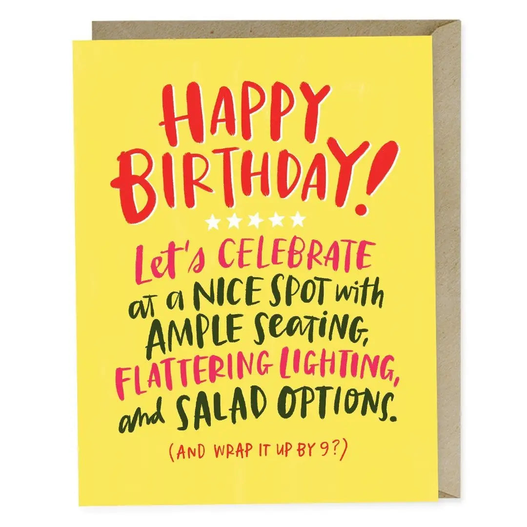 Ample Seating Birthday Card