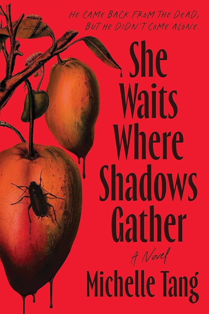 She Waits Where Shadows Gather: A Novel cover image