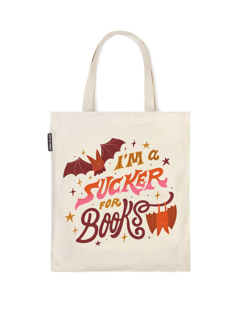 I'm a Suck for Books Tote Bag