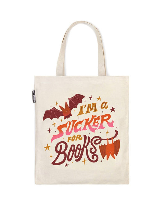 I'm a Suck for Books Tote Bag