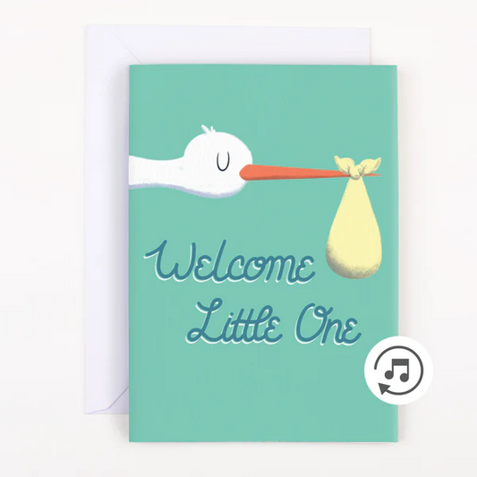 Endless Baby Shower: Baby Cry With Glitter Greeting Card