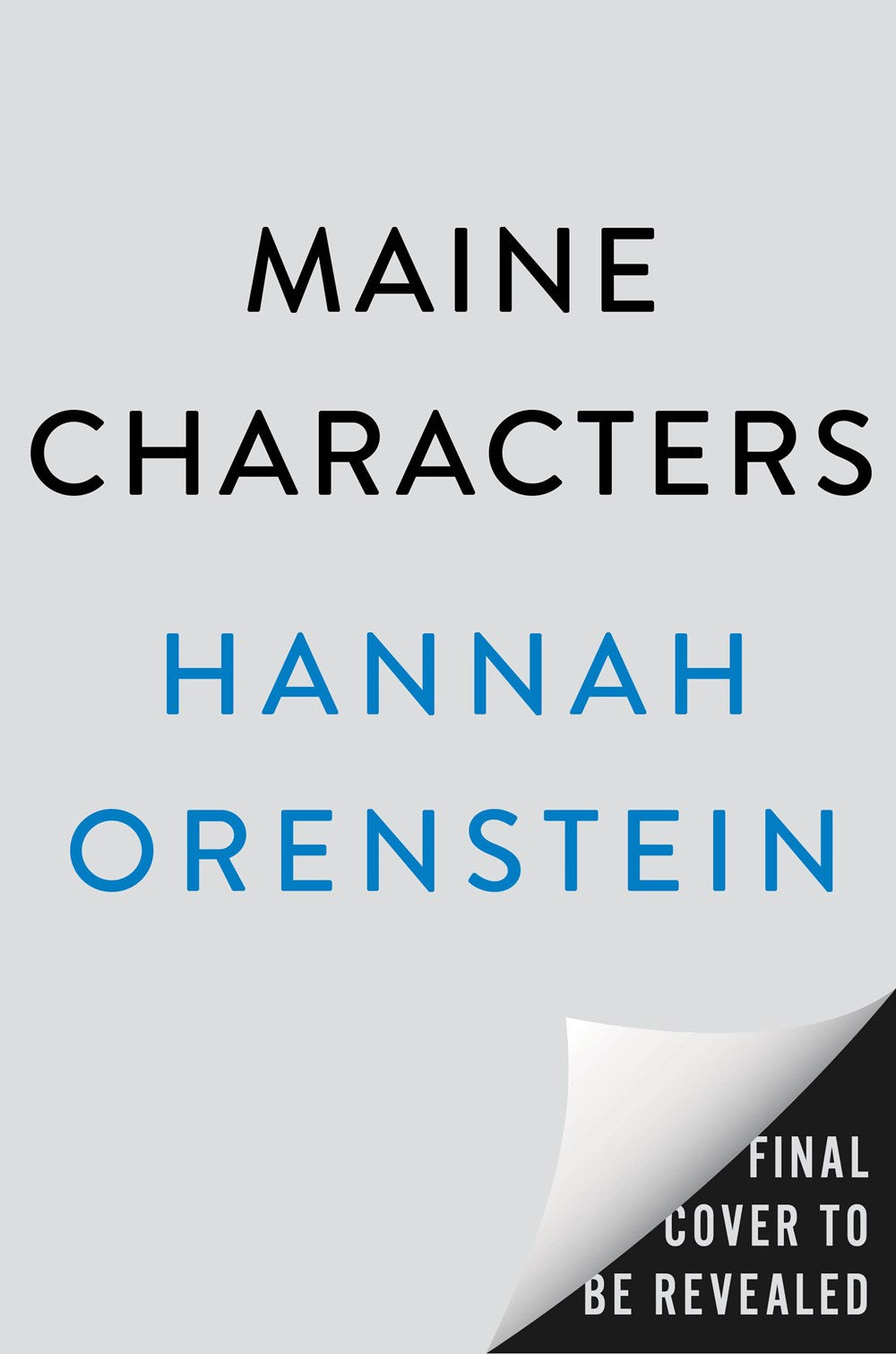 Maine Characters - Hannah Orenstein