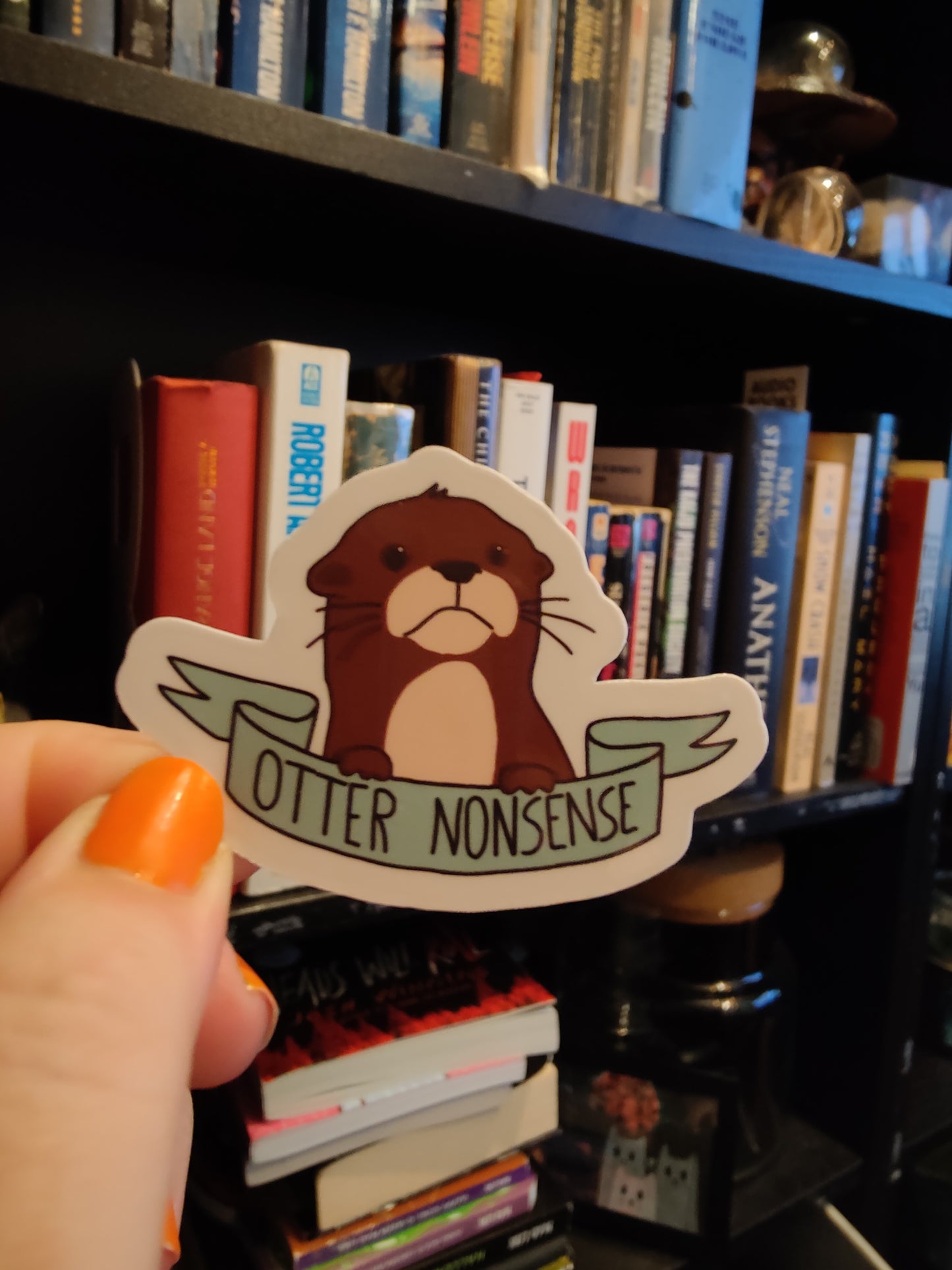 Otter Nonsense Sticker