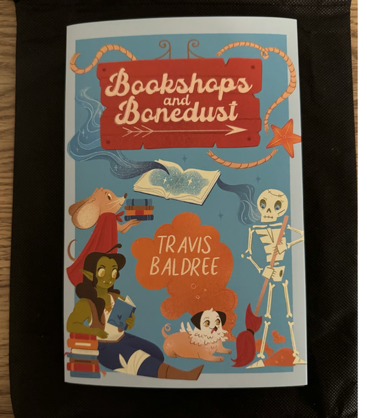 Dazzling Bookish Shop Bookshops and Bonedust by Travis Baldree