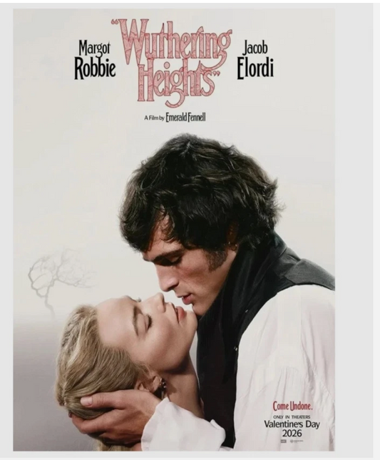 Wuthering Heights Margot Robbie Jacob Elordi 2026 Film Poster