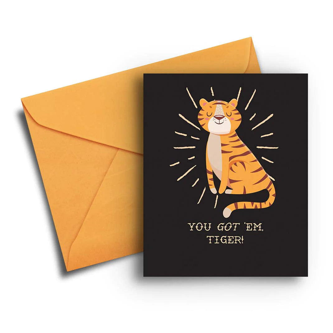 You Got 'Em Tiger Graduation Card