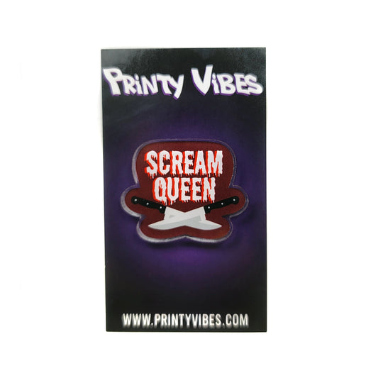 Scream Queen Horror Movie Acrylic Pin