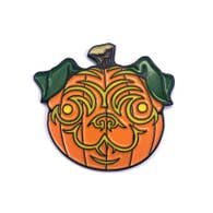 Pumpkin Pug Halloween Enamel Pin