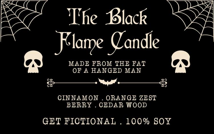 Black Flame Candle