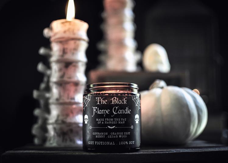 Black Flame Candle