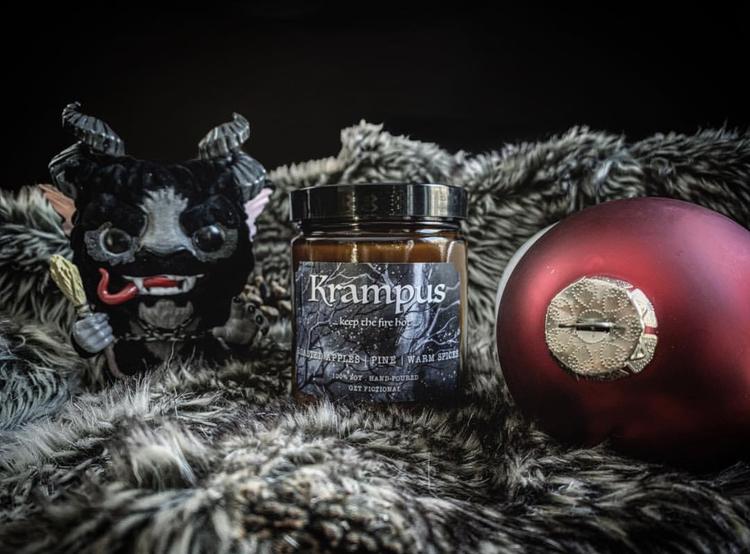 Krampus Candle