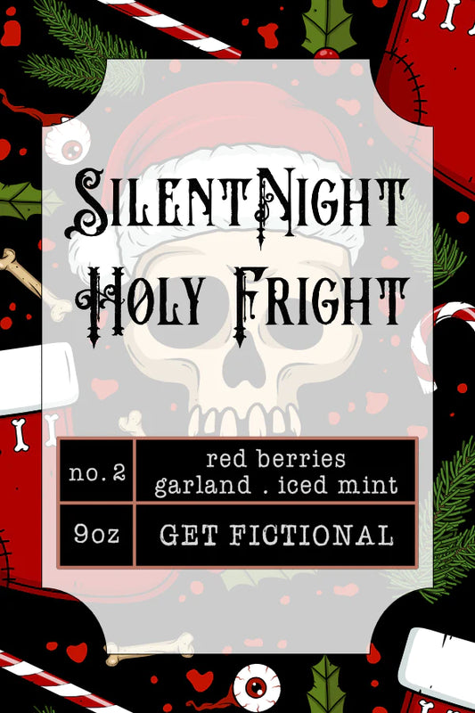 Silent Night Holy Fright Candle