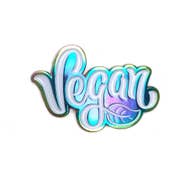 Vegan Enamel Pin Anodized