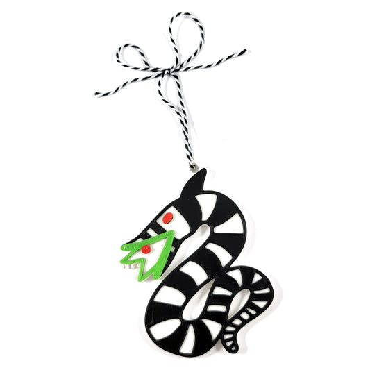 Sandworm 3D Printed Spooky Christmas Ornament